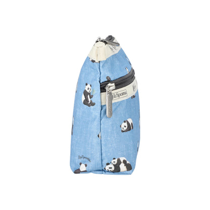 Cosmetic Clutch Relaxing Panda Indigo