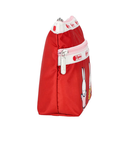 Lesportsac x Miffy Cosmetic Clutch Miffy And Friends Red