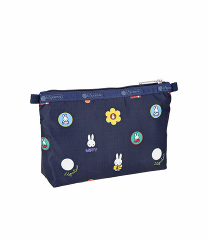 Lesportsac x Miffy Cosmetic Clutch Miffy Navy Polka Dot Acc