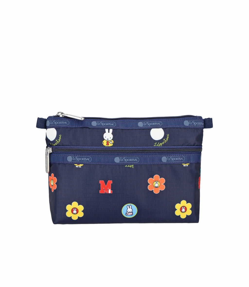 Lesportsac x Miffy Cosmetic Clutch Miffy Navy Polka Dot Acc