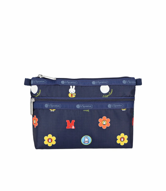 Lesportsac x Miffy Cosmetic Clutch Miffy Navy Polka Dot Acc