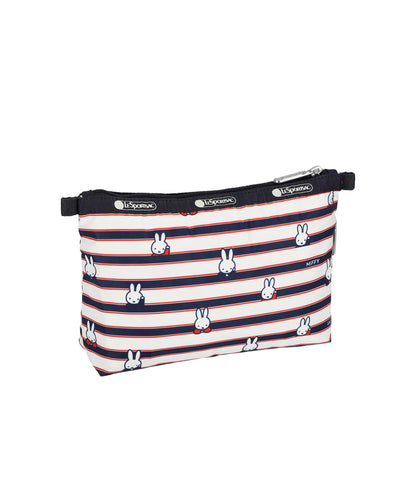 Miffy Allover Stripes Cosmetic Clutch