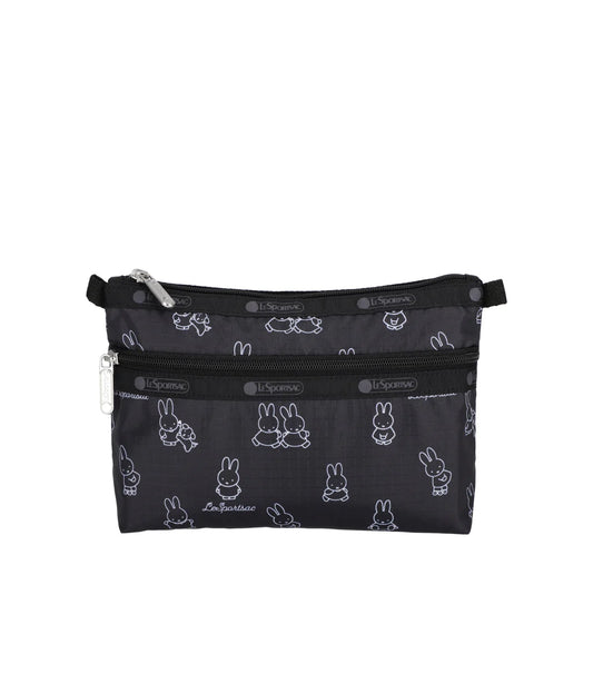 Miffy Black Stencil Cosmetic Clutch