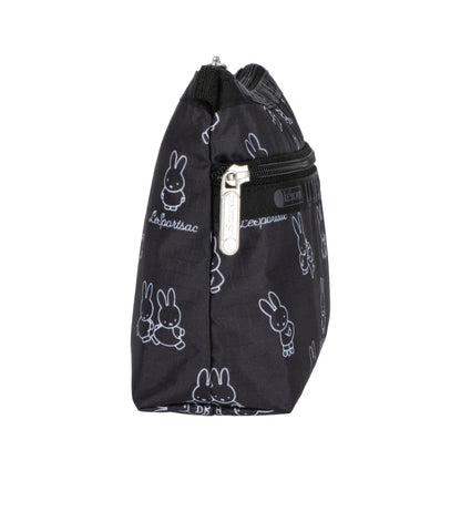 Miffy Black Stencil Cosmetic Clutch