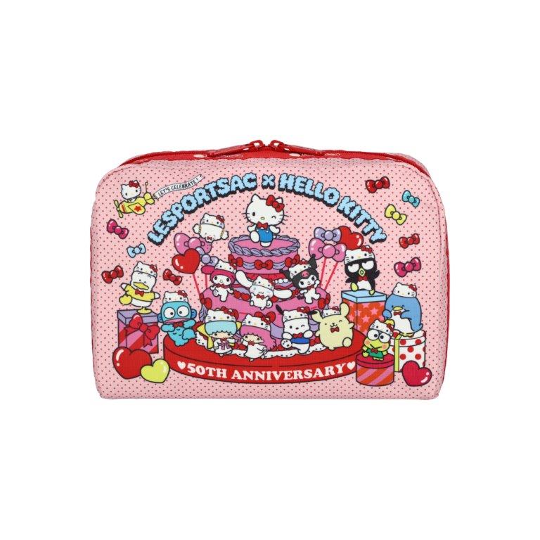 LeSportsac x Hello Kitty Extra Large Rectangular Cosmetic Party Time!