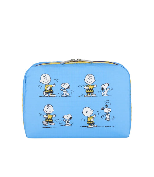 Lesportsac x Peanuts Extra Large Rectangular Cosmetic