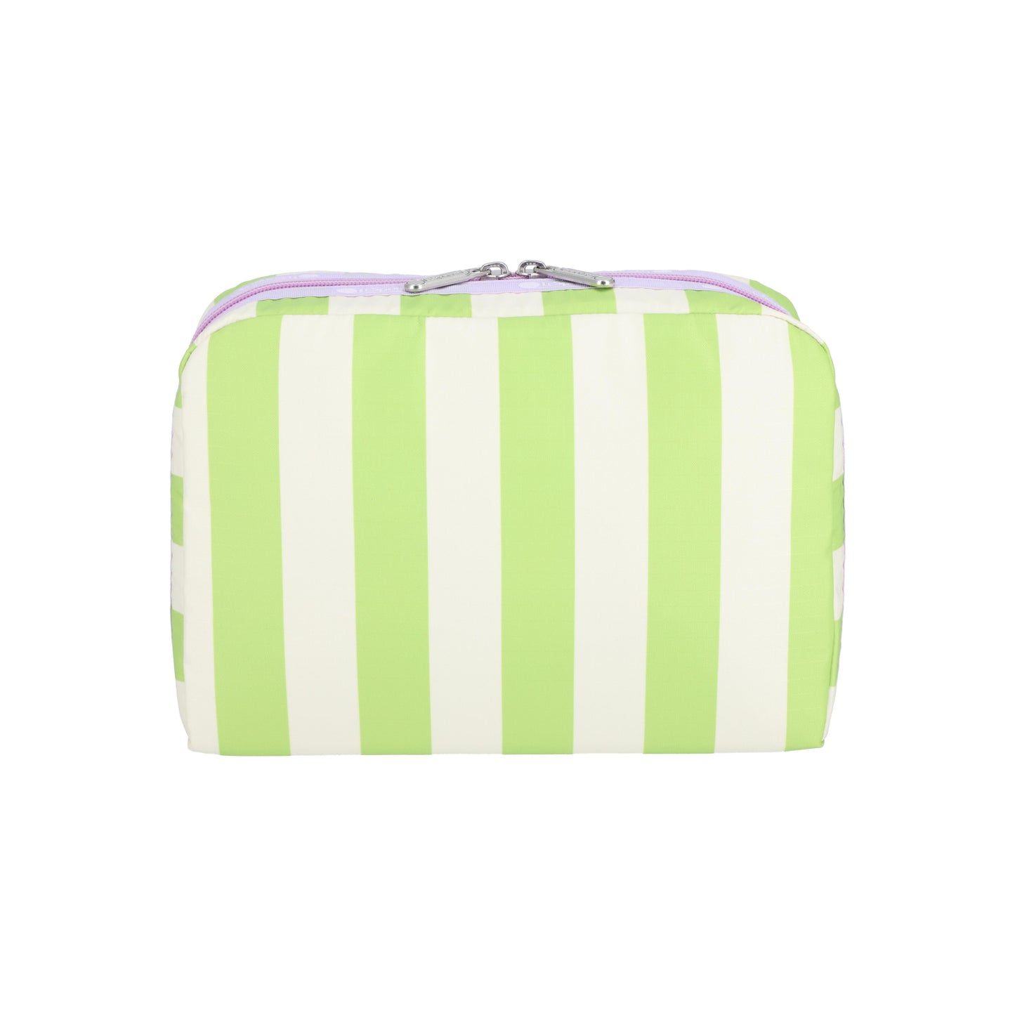 Extra Large Rectangular Cosmetic Pastel Stripes