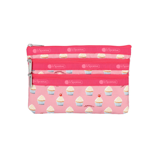 3-Zip Cosmetic Sweet Cupcake Delight