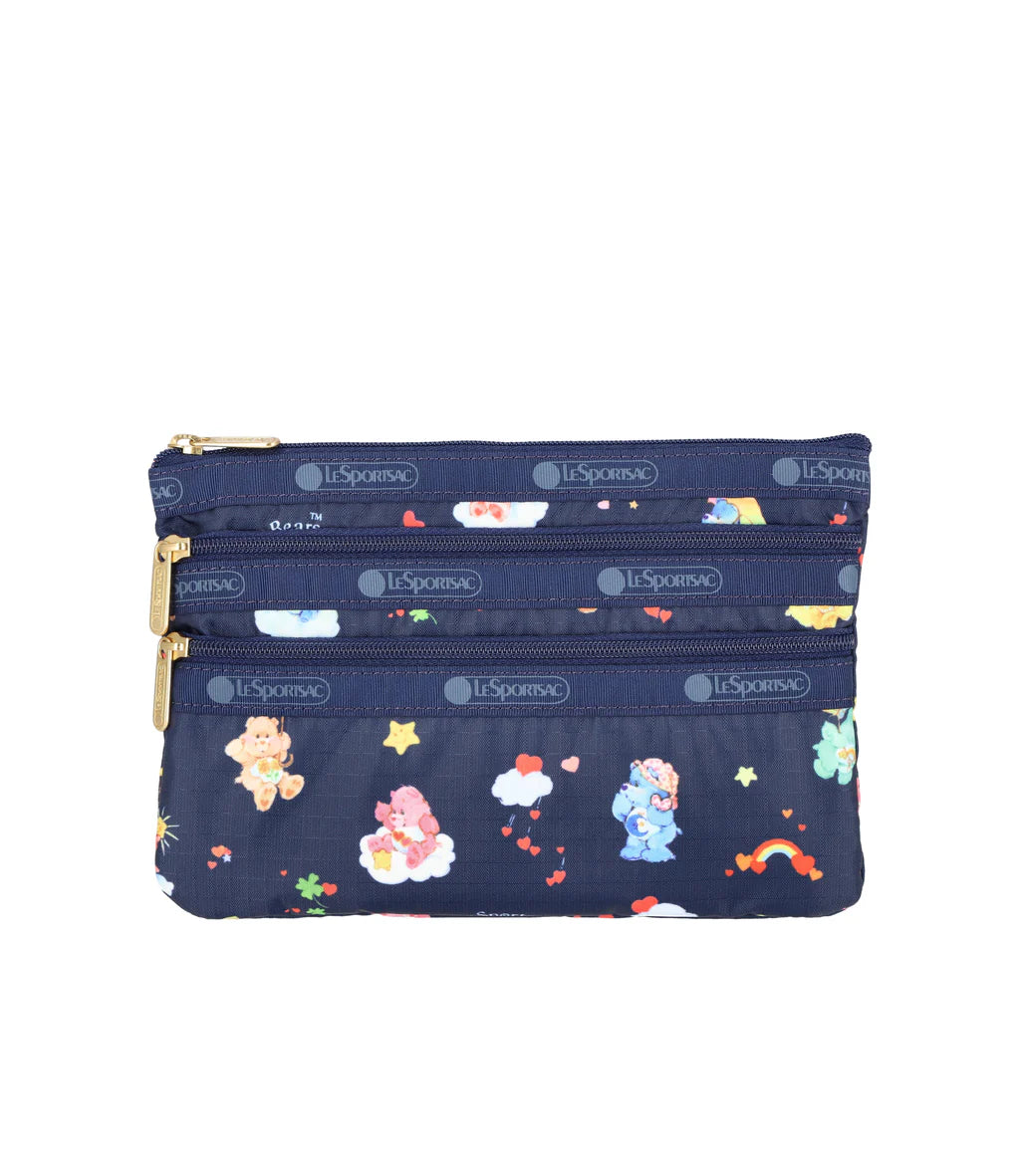 LeSportsac x Care Bears 3 Zip Cosmetic Care Bears Dreams Navy