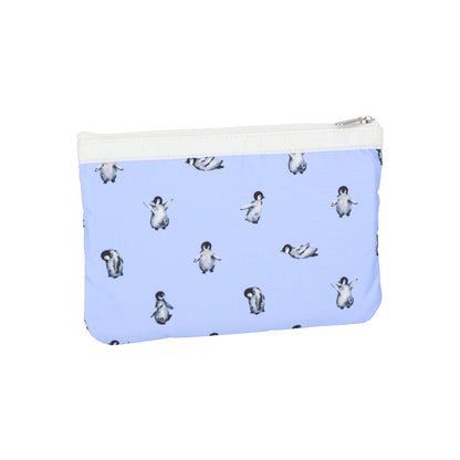 3 Zip Cosmetic Petite Penguins White