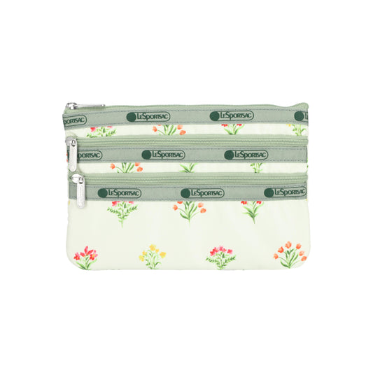 3-Zip Cosmetic Summer Meadow