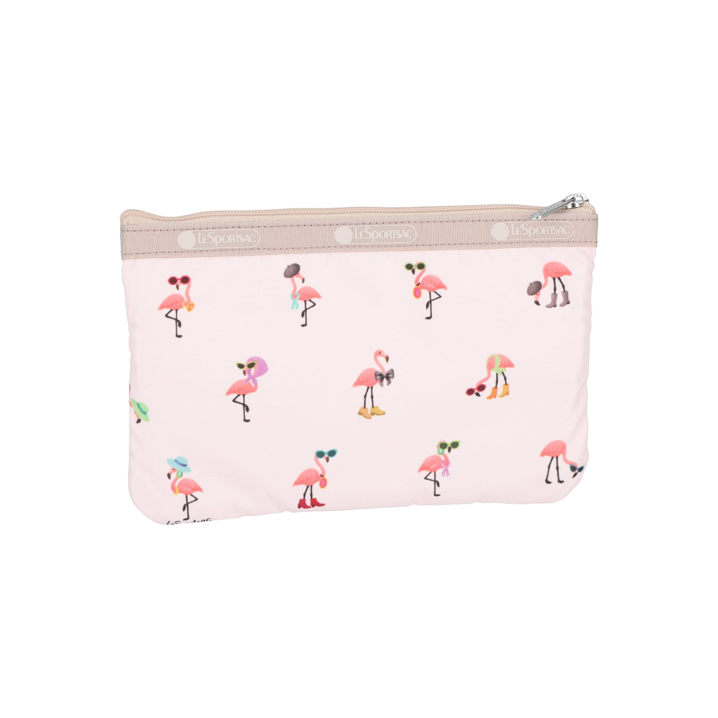 3-Zip Cosmetic Flamingo Party
