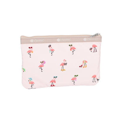 3-Zip Cosmetic Flamingo Party