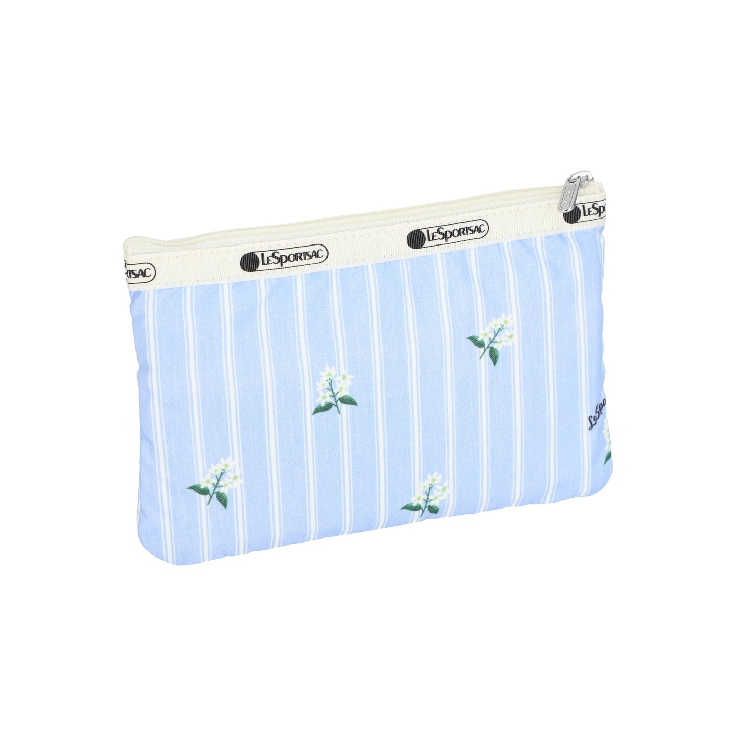 3-Zip Cosmetic Jasmine Stripe