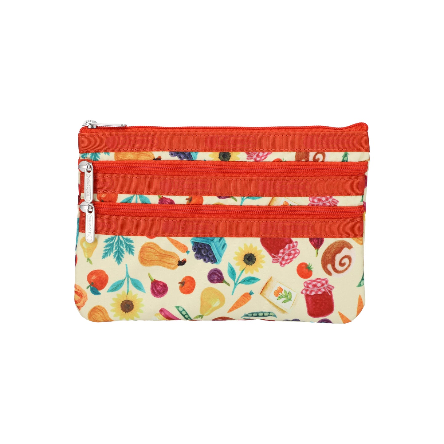 3 Zip Cosmetic Autumn Farmers Market Ac