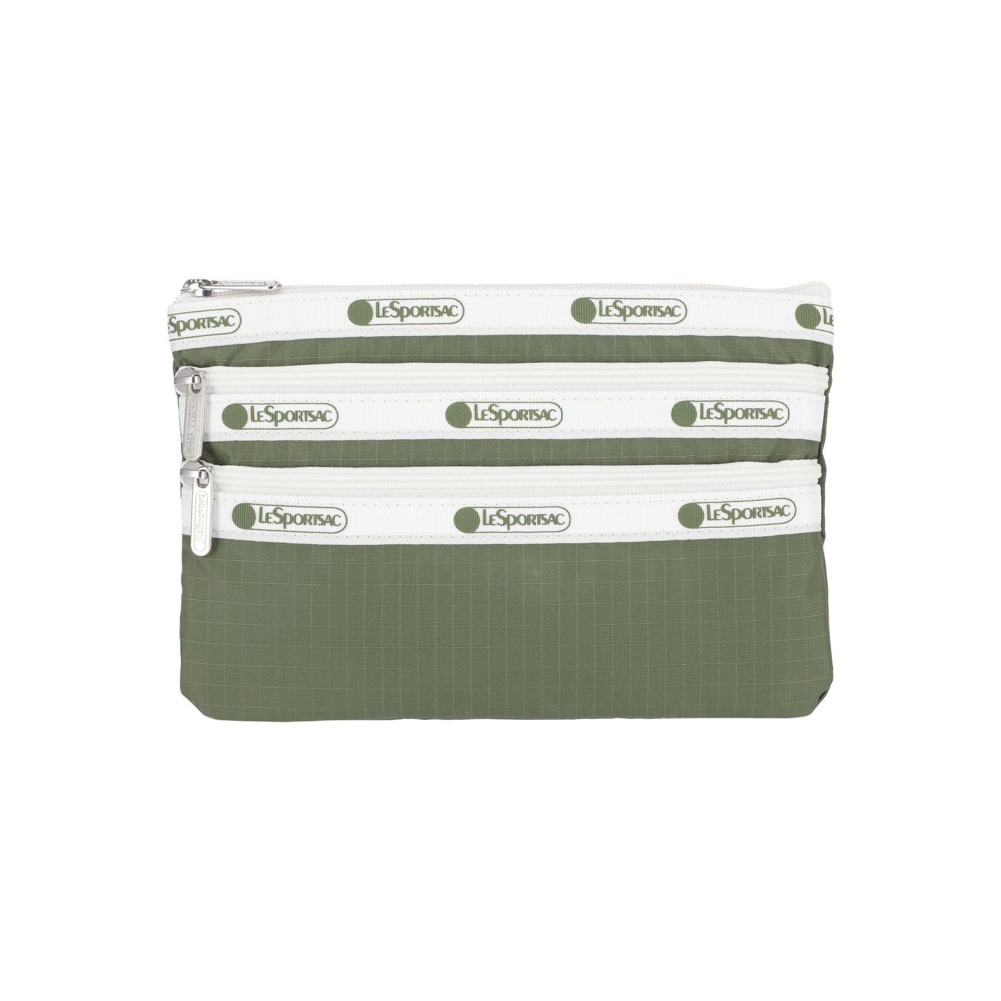 3-Zip Cosmetic Spectator Olive