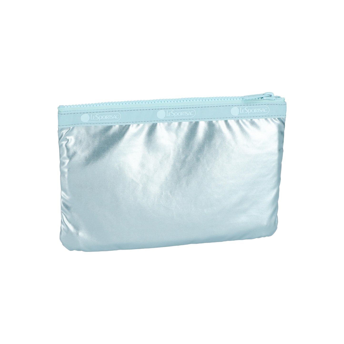 3-Zip Cosmetic Aqua Blue Shine