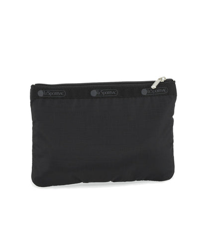 3 Zip Cosmetic Recycled Black