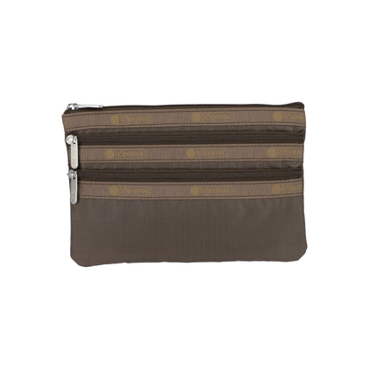 3 Zip Cosmetic Dark Chocolate