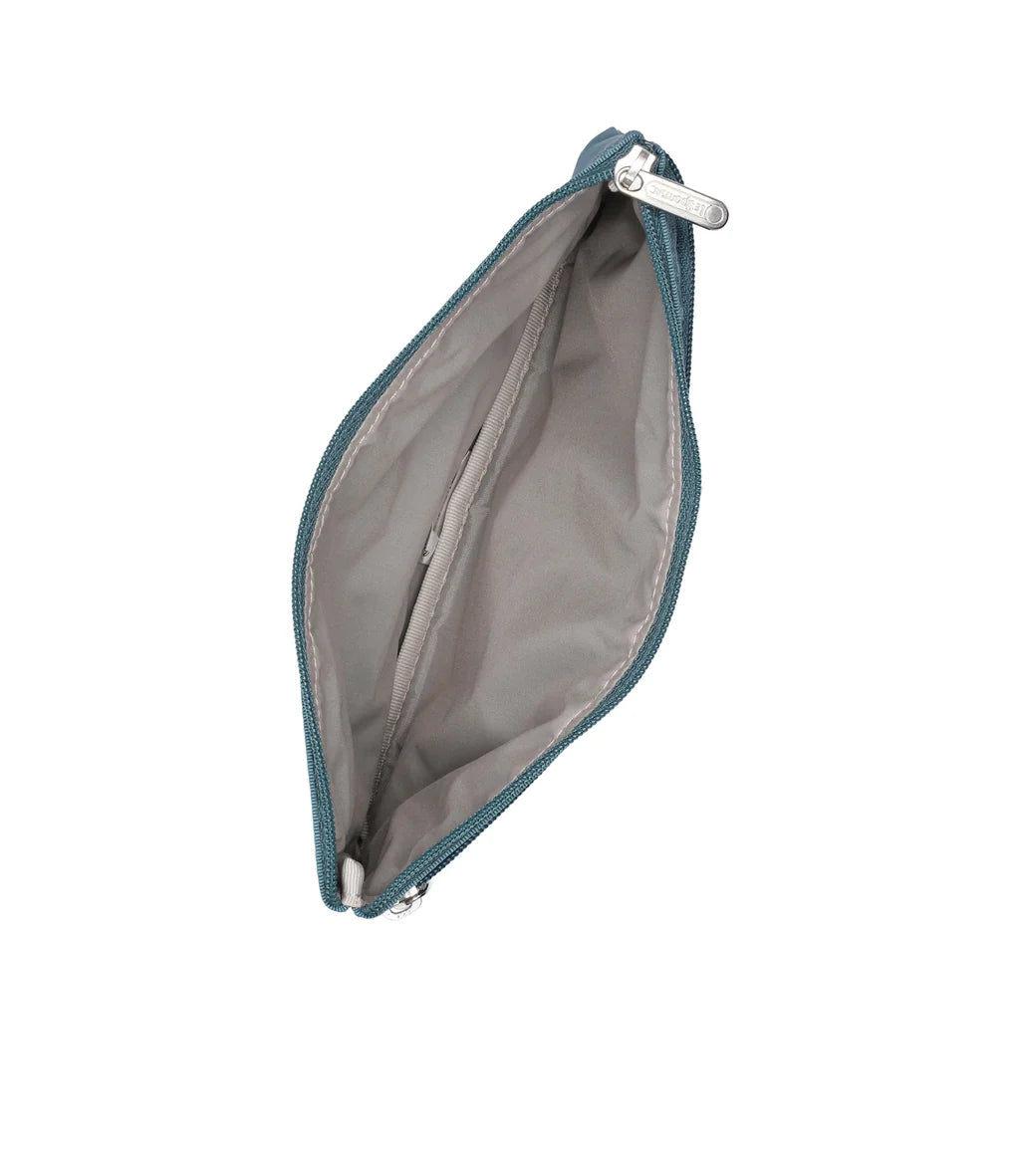 3 Zip Cosmetic Blue Indigo