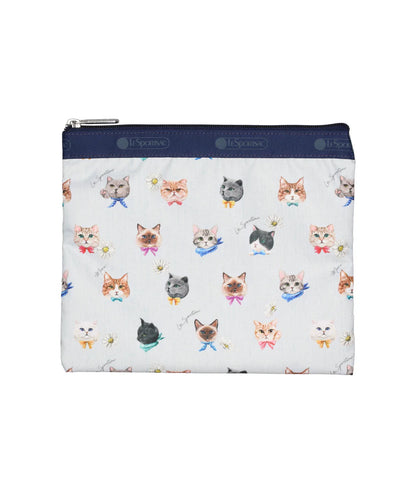 Deluxe Everyday Bag Playful Cats Sky Blue