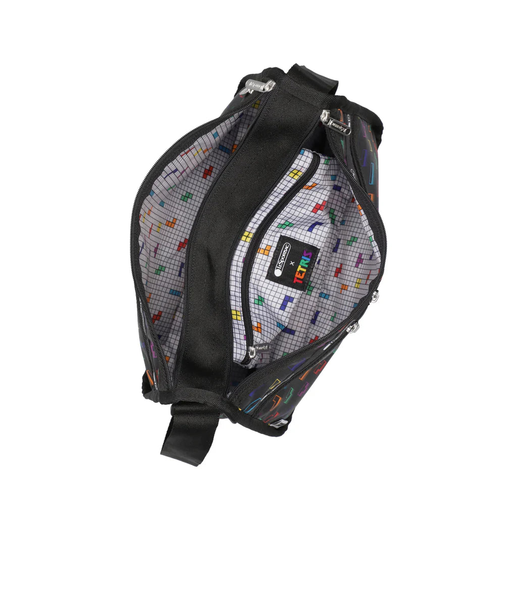 LeSportsac x Tetris Deluxe Everyday Bag Tetris Falling Blocks