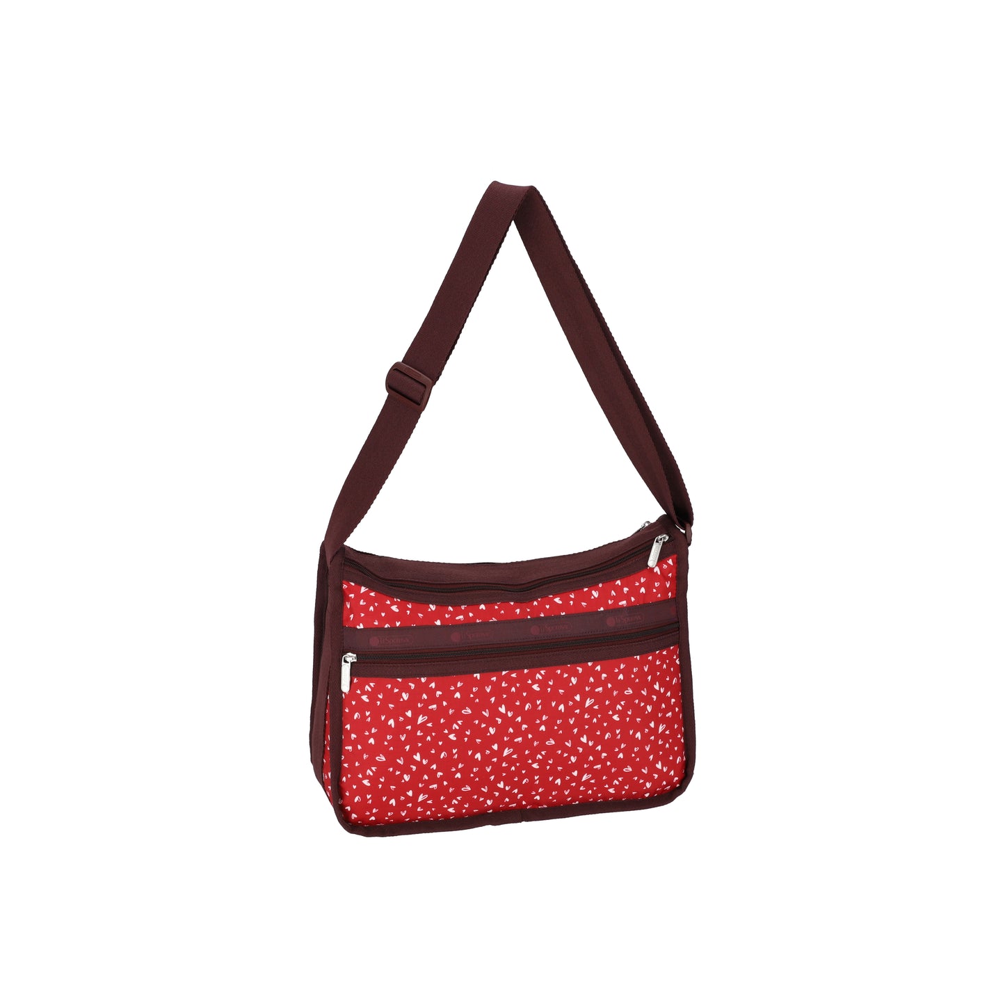 Deluxe Everyday Bag Red Mini Hearts