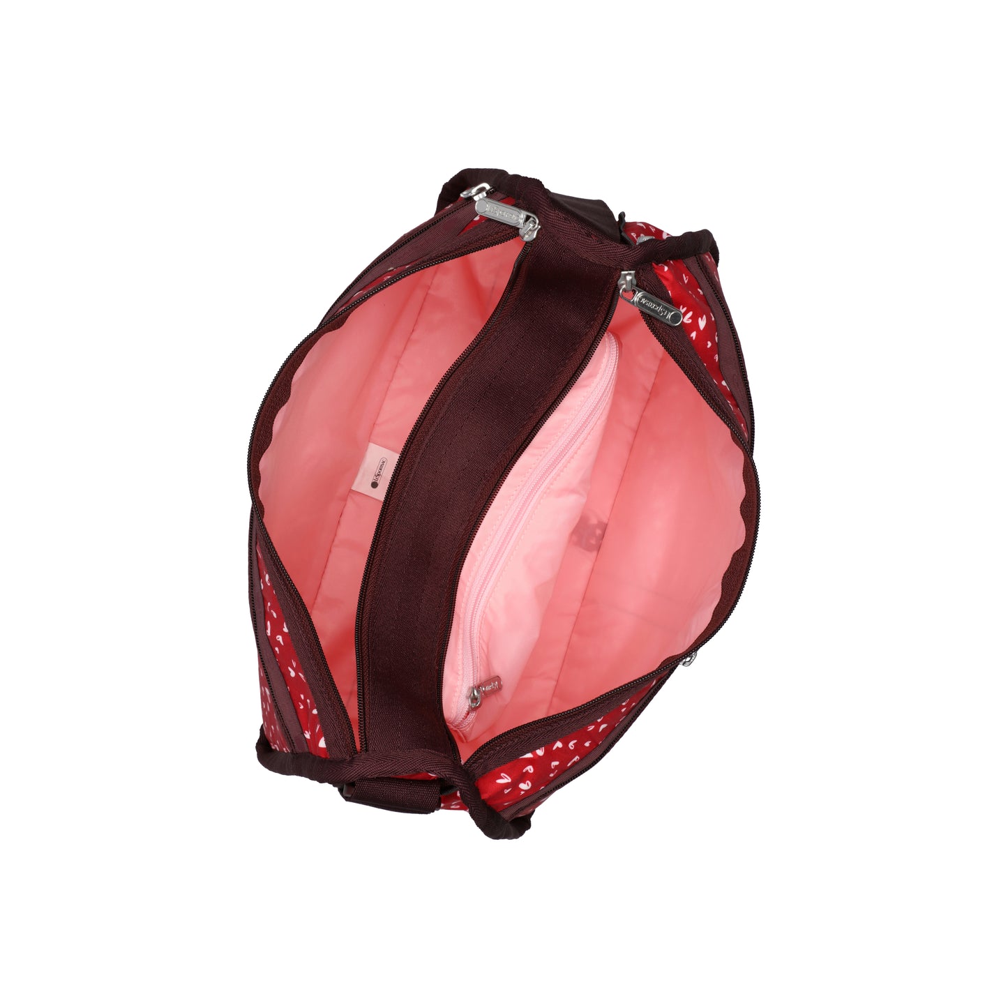 Deluxe Everyday Bag Red Mini Hearts