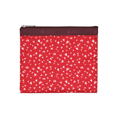 Deluxe Everyday Bag Red Mini Hearts