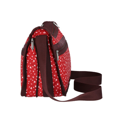Deluxe Everyday Bag Red Mini Hearts