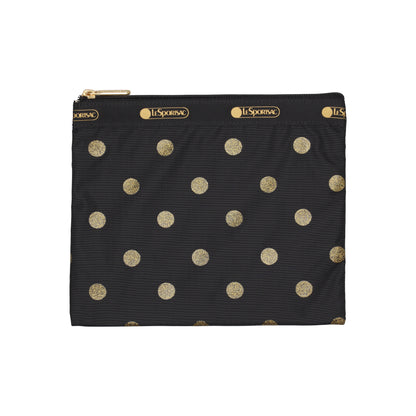 Deluxe Everyday Bag Gold Glitter Dots