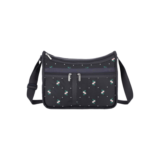 Deluxe Everyday Bag Floral Lattice Embroidery