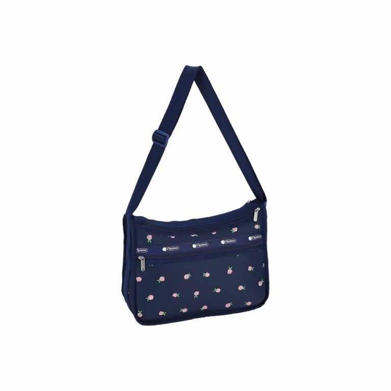 Deluxe Everyday Bag Pink Roses Embroidery