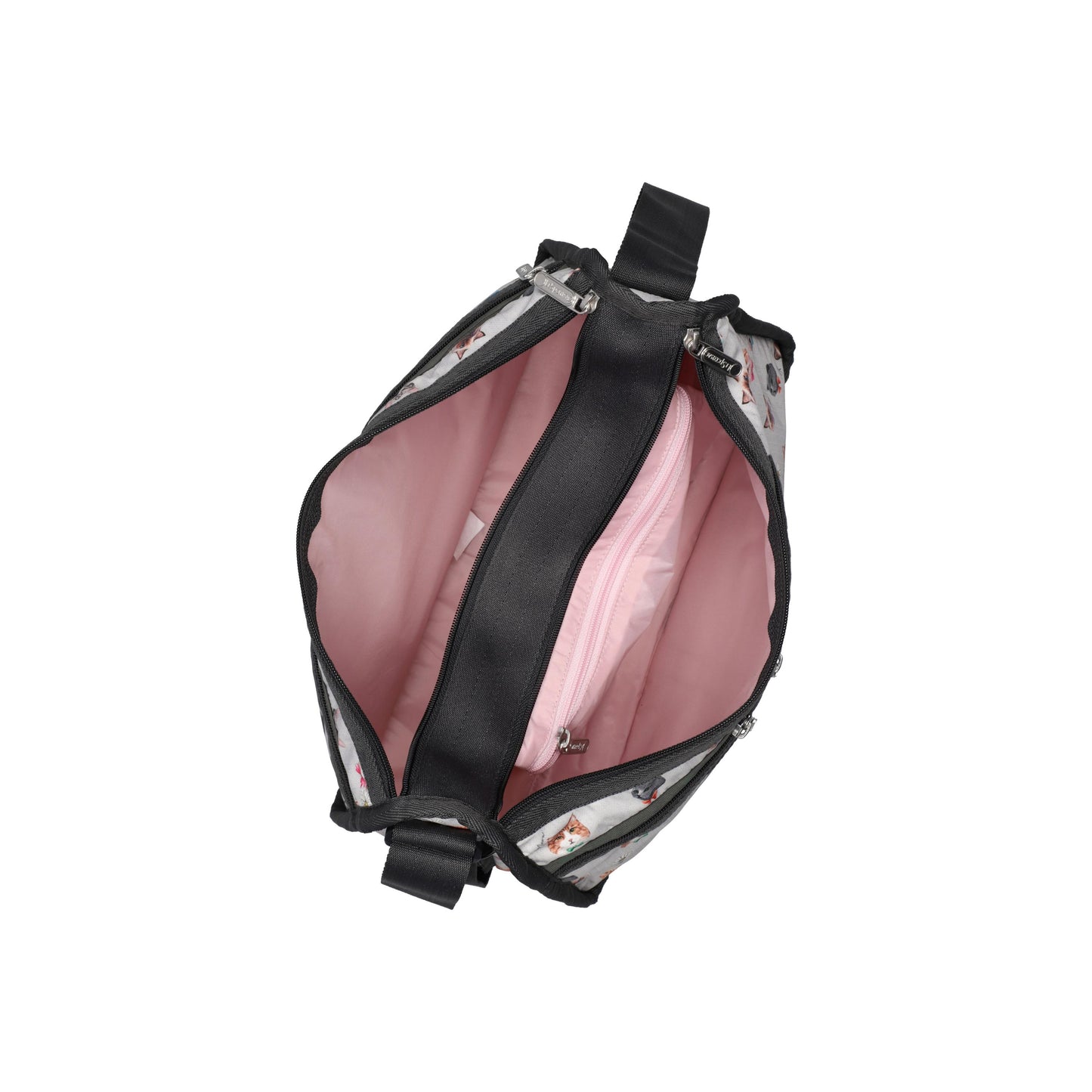 Deluxe Everyday Bag Playful Cats Cool Gray