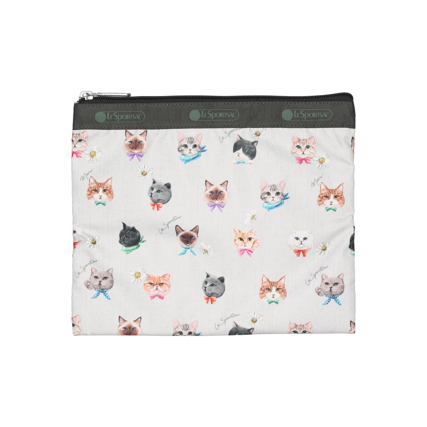 Deluxe Everyday Bag Playful Cats Cool Gray