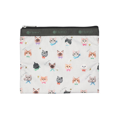 Deluxe Everyday Bag Playful Cats Cool Gray