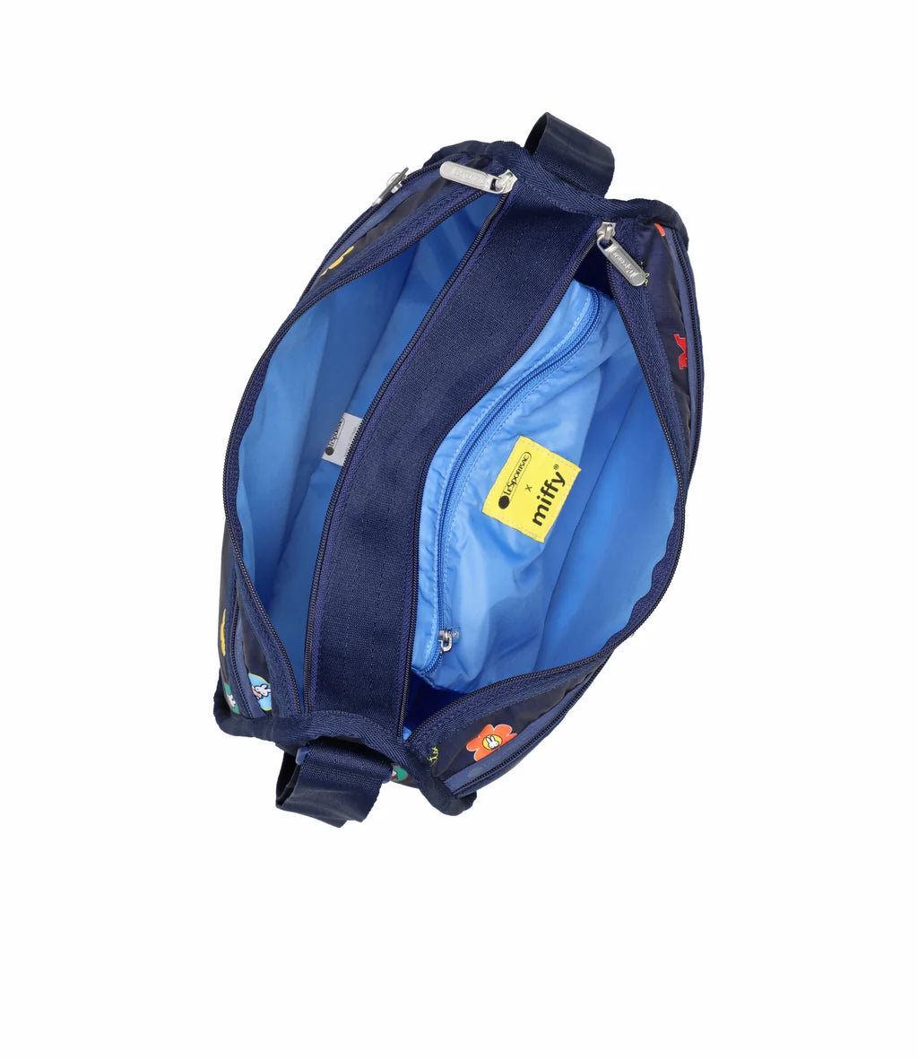 Lesportsac x Miffy Deluxe Everyday Bag Miffy Navy Polka Dot Acc
