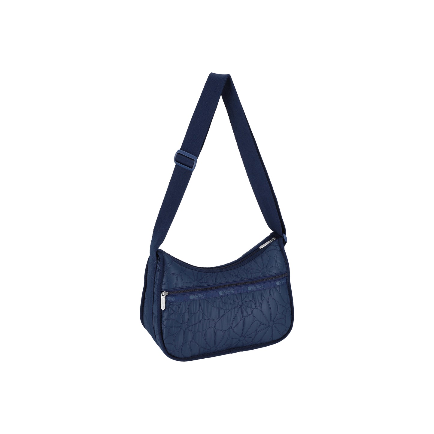 Classic Hobo Navy Quilted Blooms