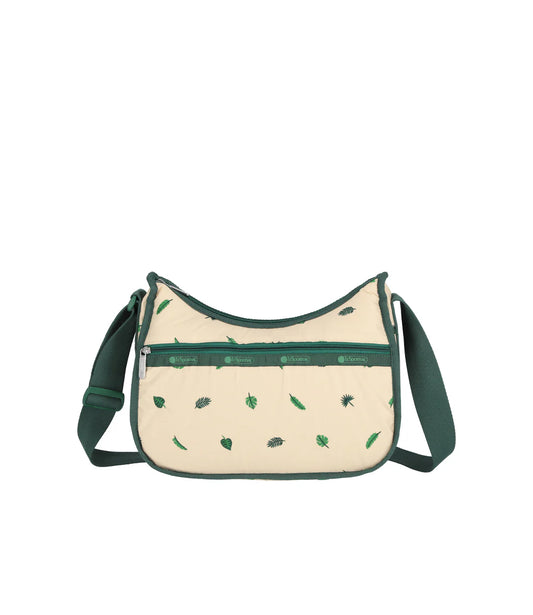 Classic Hobo Tropical Palm Embroidery
