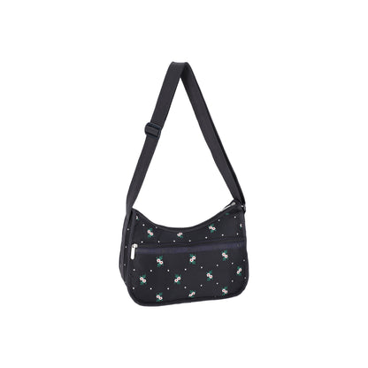 Classic Hobo Floral Lattice Embroidery