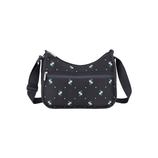 Classic Hobo Floral Lattice Embroidery