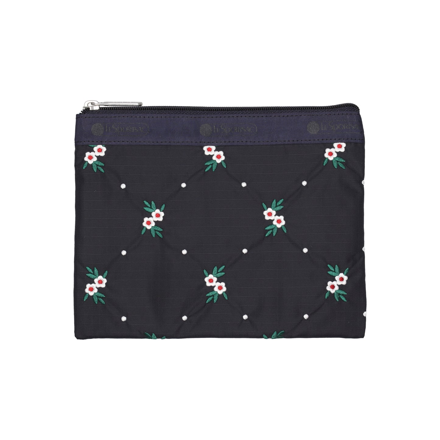 Classic Hobo Floral Lattice Embroidery
