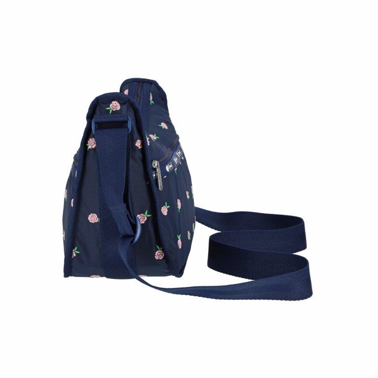 Classic Hobo Pink Roses Embroidery