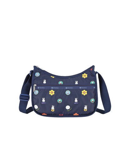 Lesportsac x Miffy Classic Hobo Miffy Navy Polka Dot Acc