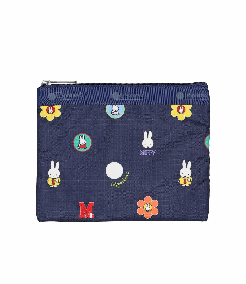 Lesportsac x Miffy Classic Hobo Miffy Navy Polka Dot Acc