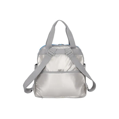 LeSportsac x Doraemon Double Trouble Backpack Doraemon Silver Shine