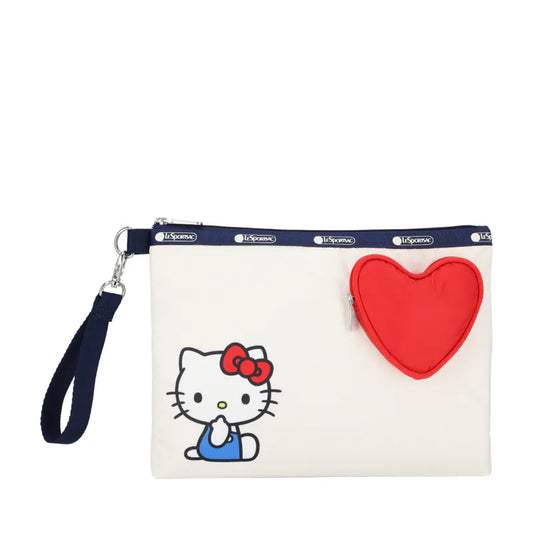 Lesportsac X Hello Kitty Heart Pouch