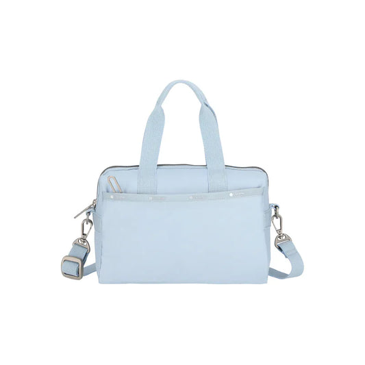 Small Uptown Satchel Cerulean Frost C