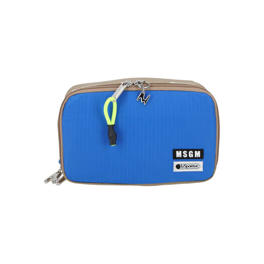 MSGM x LeSportsac Medium Cosmetic Blue/Khaki