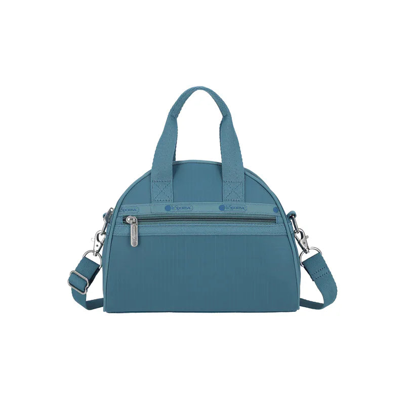 Round Small Satchel Blue Indigo